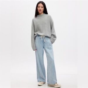 GAP Light Blue High Rise Wide Leg Women's Jeans